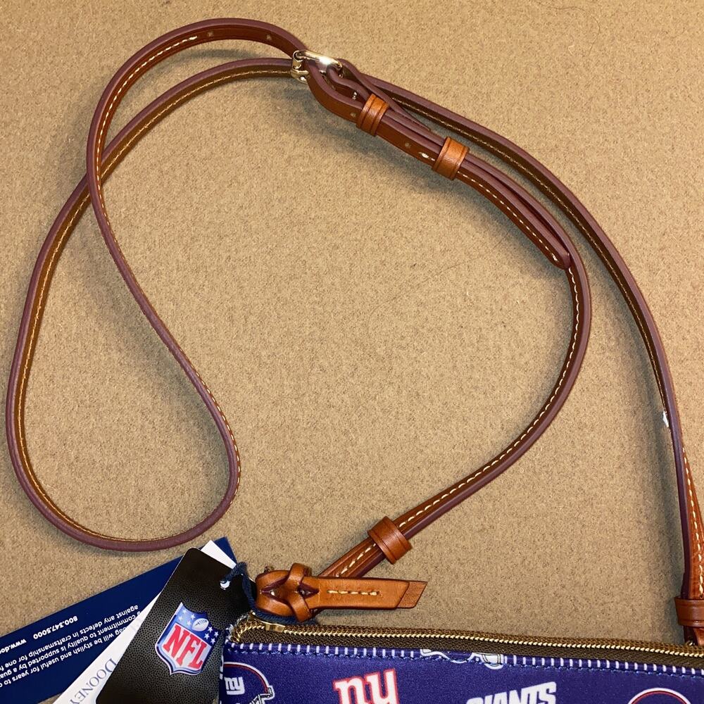 Dooney & Bourke X NY Giants Signature Small Zip Crossbody Purse - Picture 5 of 12